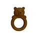eco-friendly bear teething toy for babies